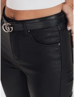 kalhoty z eko kůže černé Dstreet model 21992537 - FashionStreet kalhoty z eko kůže černé Dstreet model 21992537 - FashionStreet