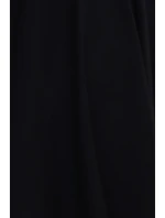 575-1 Jedinečné šaty s dlhším chrbtom - ČIERNE 575-1 Jedinečné šaty s dlhším chrbtom - ČIERNE