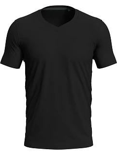 Stedman Stretch-T V-neck Pánske tričko s výstrihom do V 05.9610 čierna opálová