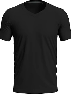 Stedman Stretch-T V-neck Pánske tričko s výstrihom do V 05.9610 čierna opálová