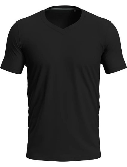 Vneck Pánské tričko s výstřihem do V black opal model 22478239 - Stedman