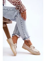 Klasyczne Mokasyny Damskie Beżowe Cortez Klasyczne Mokasyny Damskie Beżowe Cortez