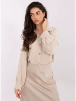 Koszula IT KS model 21766324 beżowy - FPrice Koszula IT KS model 21766324 beżowy - FPrice