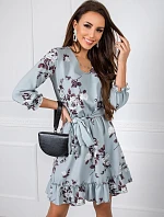 Šaty LK SK 507917.23P sivá