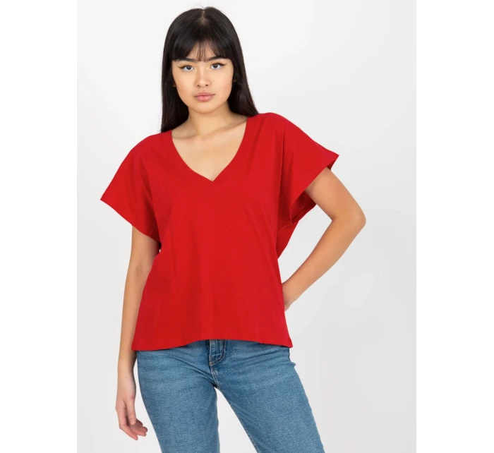 Dámske tričko TW TS 2005.43 tmavo červená - FPrice