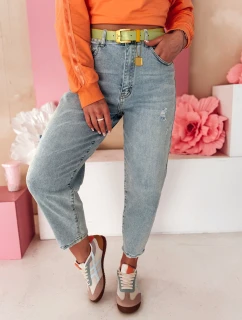 Dámske džínsové nohavice mom fit MOMTEZ blue FashionStreet UY2485