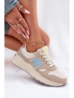 Dámské Sneakersy Na Platformě Béžové model 21693358 - EVENTO