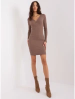 RV SK 9220 šaty.72 hnedá RV SK 9220 šaty.72 hnedá