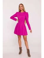 M884 Džínsové šaty - ružové