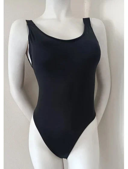 Dámske jednodielne plavky KW0KW01599 BEH black - Calvin Klein