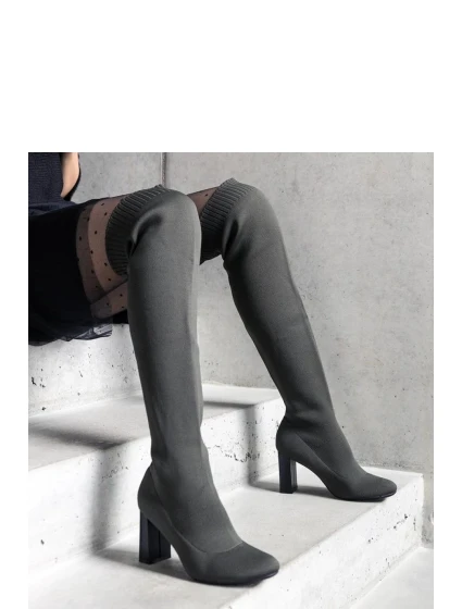 Čižmy na podpätku model 205778 Solea