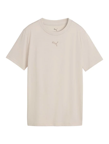 Dětské tričko ESS Cat Logo Tee, béžové, 82 model 22300952 - Puma