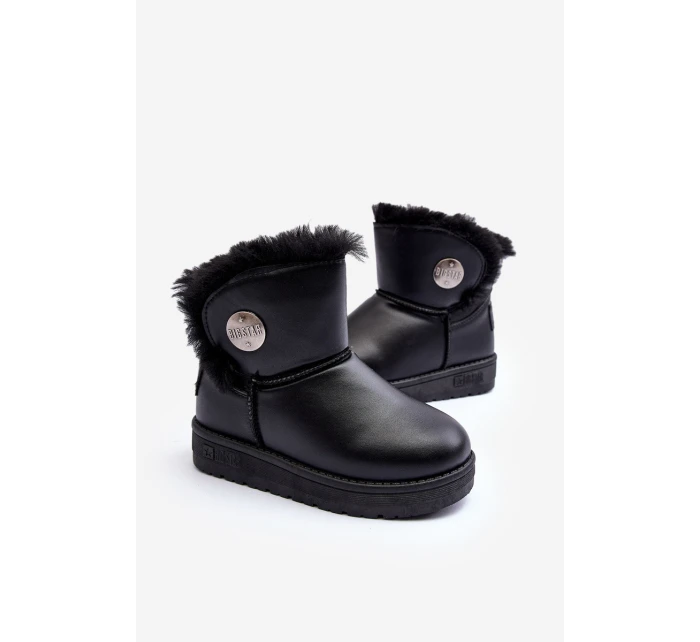 Dětské sněhule s z kožešiny černé Big Star model 21637354 - Big Star Shoes