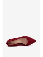 Semišové lodičky na podpatku model 21821698 - SERGIO LEONE