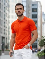 Pánské oranžové polo tričko Dstreet model 21977466 - FashionStreet