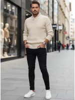 Pánsky béžový sveter FashionStreet WX2258z