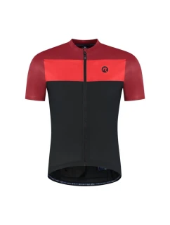 Rogelli CORE BLOCK dres čierny/červený 2XL