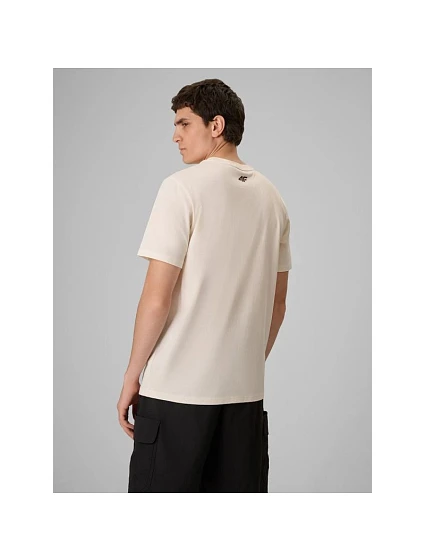 Tshirt regular z nadrukiem męski model 22551901 - 4F Tshirt regular z nadrukiem męski model 22551901 - 4F