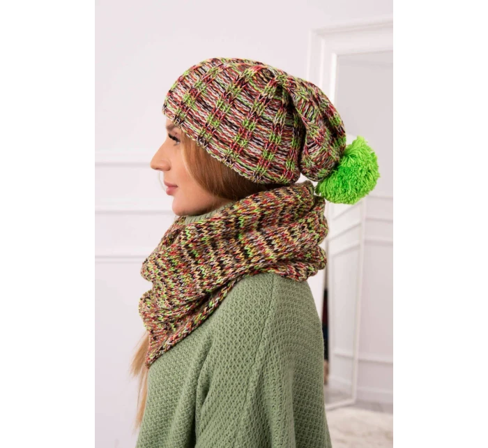 Dámska fleecová súprava 4 Seasons K263 neon green