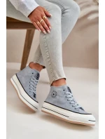 Zateplené Dámské Tenisky Na Platformě Eko Kůže Big Star model 21669567 Modré - Big Star Shoes