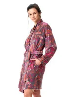 Dámsky župan LGD 782 B23 Grey-pink-red - Kľúč Dámsky župan LGD 782 B23 Grey-pink-red - Kľúč