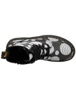 Dámska členková obuv Jadon DM26882009 Čierna s bielym vzorom - Dr. Martens