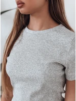 Dámské pruhované mini šaty světle šedé Dstreet model 21986836 - FashionStreet