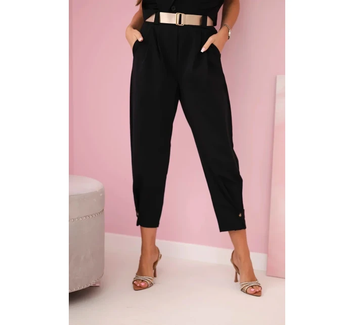 Súprava vesta + nohavice čierna