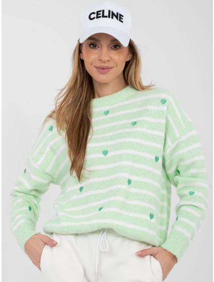 Jumper PM SW J021.75 světle zelený Jumper PM SW J021.75 světle zelený