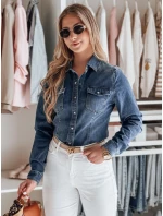Dámska džínsová košeľa NAPSTIPS modrá FashionStreet DY0468