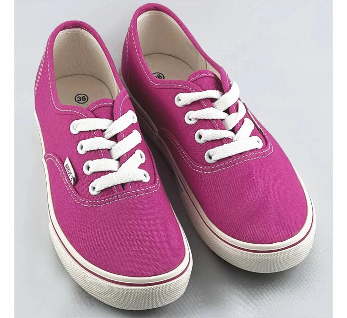 Dámské šněrovací tenisky ve fuchsijové barvě model 17134078 - ANDY-Z Dámské šněrovací tenisky ve fuchsijové barvě model 17134078 - ANDY-Z