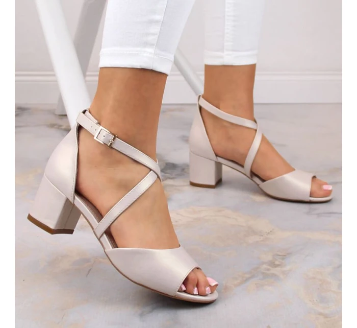 Sandále na podpätku Sergio Leone W SK367C