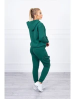 Izolovaná sada s ozdobným vreckom zelená