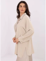 Koszula IT KS model 21766324 beżowy - FPrice Koszula IT KS model 21766324 beżowy - FPrice