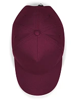 Beechfield B 25 5-panelová čiapka s kšiltom „Authentic“ 53.0025 bordová Beechfield B 25 5-panelová čiapka s kšiltom „Authentic“ 53.0025 bordová