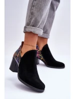 Dámské kožené boty na  černé model 21631083 - Maciejka