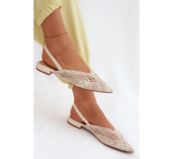 Dámské béžové ploché sandály model 22102865 - Boto