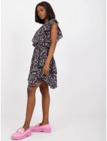 Šaty CHA SK 3003 1.37 čierna a ružová Šaty CHA SK 3003 1.37 čierna a ružová