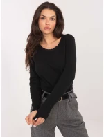 Bluzka BZ czarny model 21776307 - FPrice Bluzka BZ czarny model 21776307 - FPrice