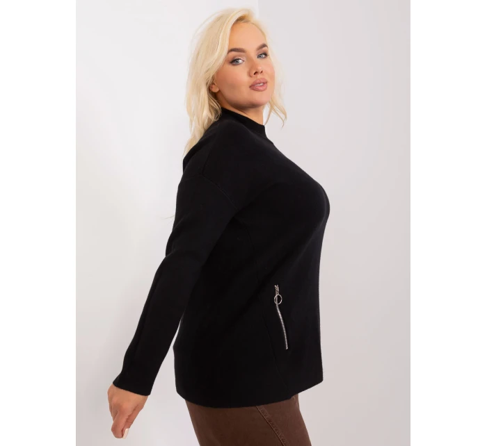 Sweter PM SW model 18949292 czarny - FPrice Sweter PM SW model 18949292 czarny - FPrice