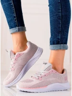 Trendy tenisky ružové dámske bez podpätku Trendy tenisky ružové dámske bez podpätku