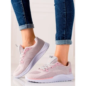 Trendy tenisky ružové dámske bez podpätku