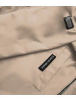 Jednoduchá béžová dámská bunda model 17249704 - S'WEST
