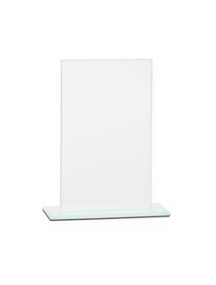 Sklenená trofej s matným podstavcom