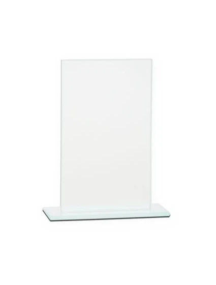 Sklenená trofej s matným podstavcom