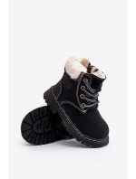 Dětské Trapery Botky Na Zip s Černé model 21640246 - Boto Dětské Trapery Botky Na Zip s Černé model 21640246 - Boto