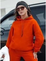 PREMIUM dámská tepláková souprava oranžová Dstreet model 21980460 - FashionStreet