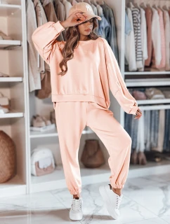 Dámska nadrozmerná tepláková súprava Buttercotch DRESIS pink FashionStreet AY1148