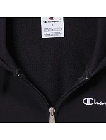 Dámská mikina Champion s kapucí na zip černá 118406 KK001