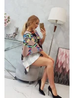 model 18748165 šaty vázané v pase cappuccino - K-Fashion model 18748165 šaty vázané v pase cappuccino - K-Fashion